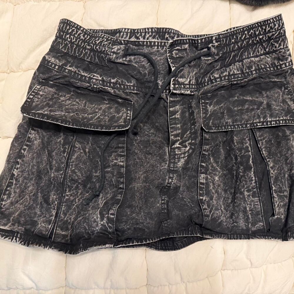 Free-people Women's Black and Grey Skirt